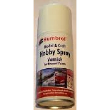 Humbrol Satin Varnish 135 (Clear) Spray 150ml